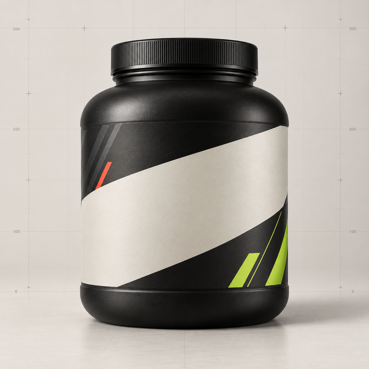 Whey Protein ürün ambalajı yer tutucusu
